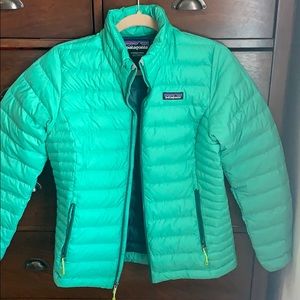 Patagonia down sweater jacket - green